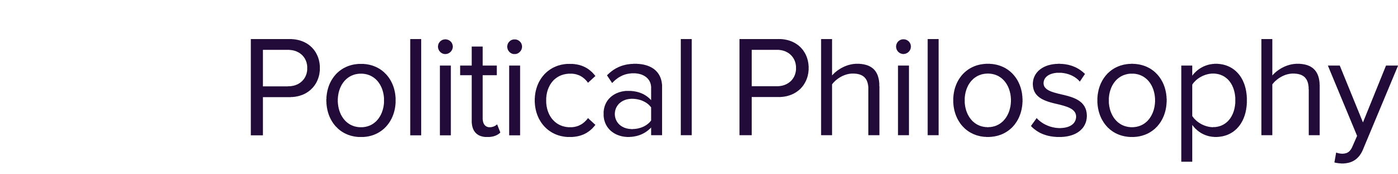 Political Philosophy logo